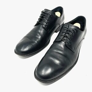 Cole Haan Men's Size 11 M Leather Plain Toe Oxford C12203 Black Dress‎ Shoes